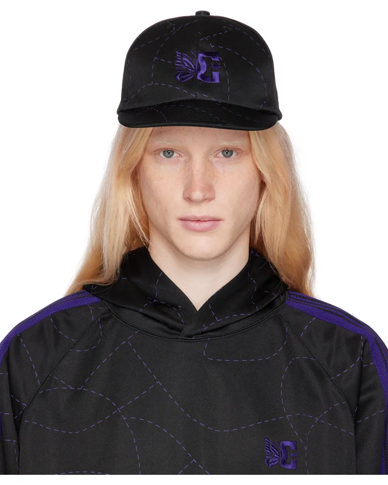 NEEDLES Black DC Edition Baseball Cap B-black