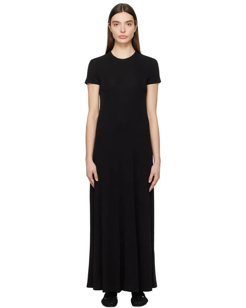 Totême Black Fluid Maxi Dress 001