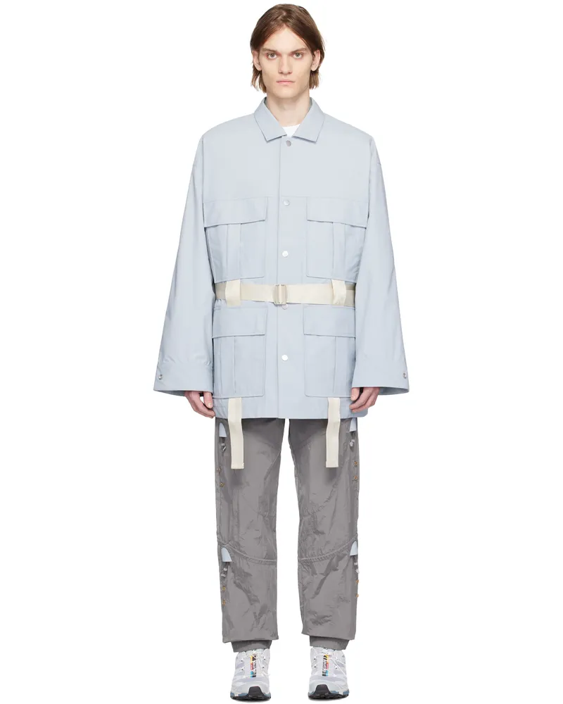 A. A. Spectrum Blue Safari Coat Set Tanker