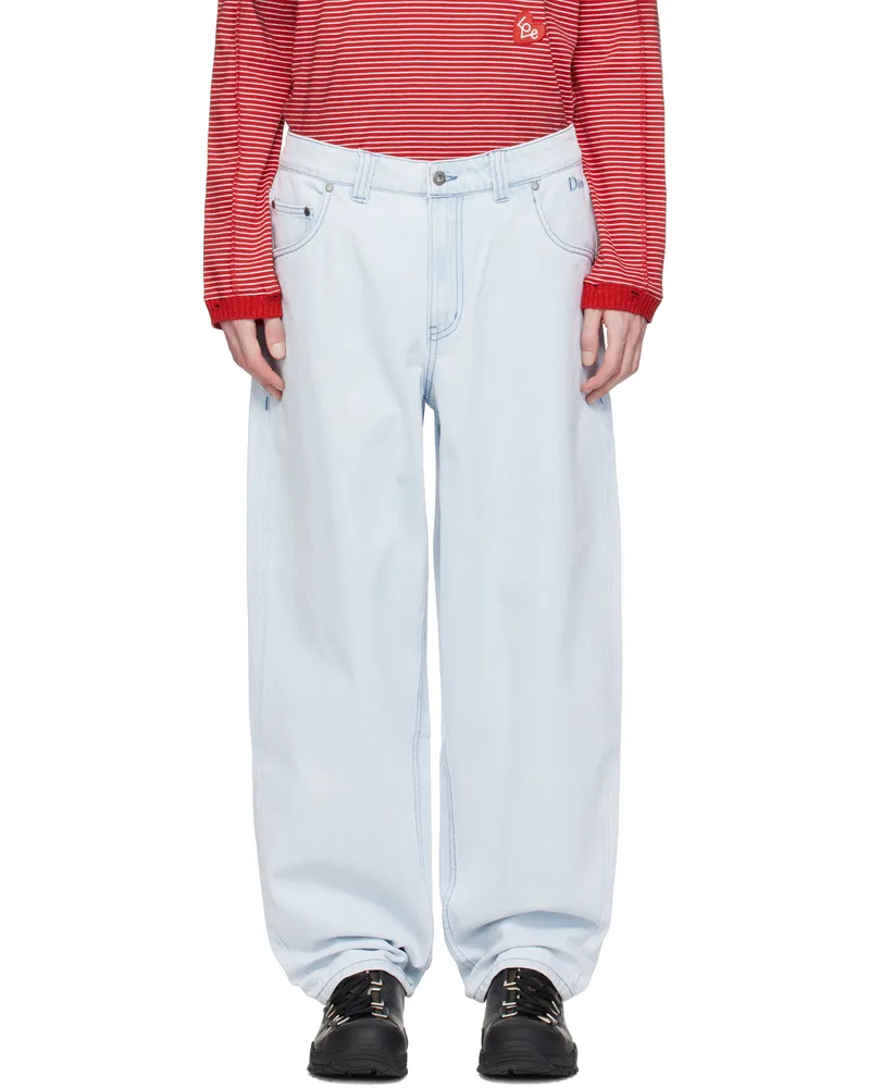 Dime Blue Classic Baggy Jeans Light