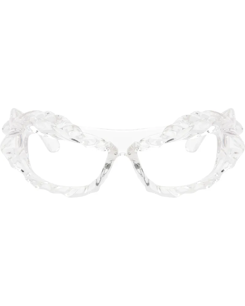 OTTOLINGER Transparent Twisted Sunglasses Clear