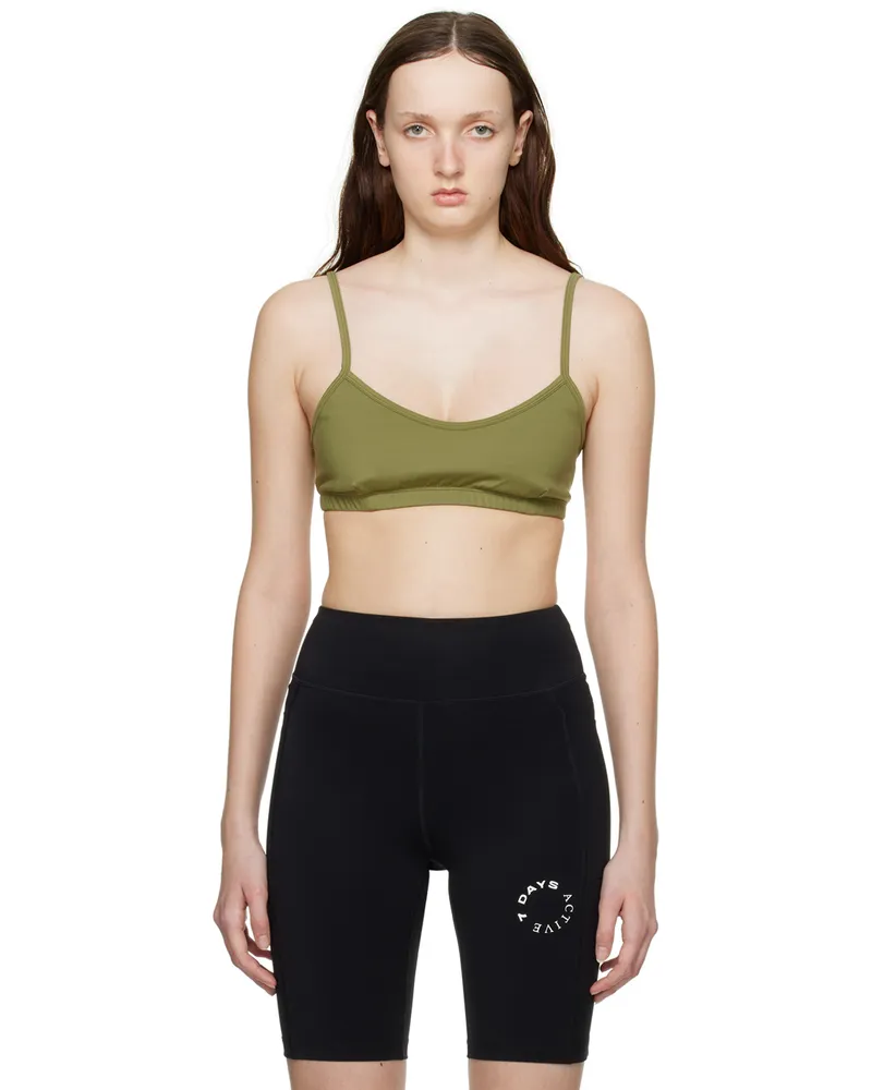 7 DAYS Active Green Light Yoga Sport Bra 247