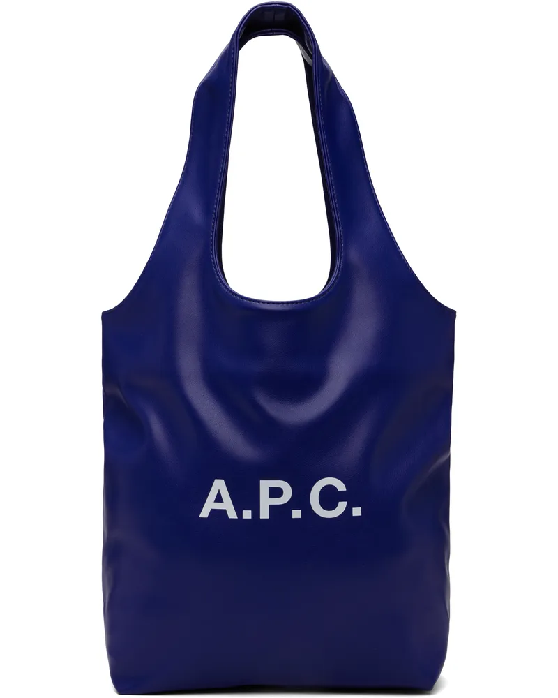 A.P.C. Blue Ninon Small Tote Iag