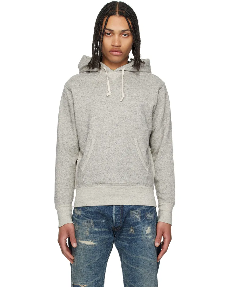 RRL Gray Fleece Hoodie Athletic