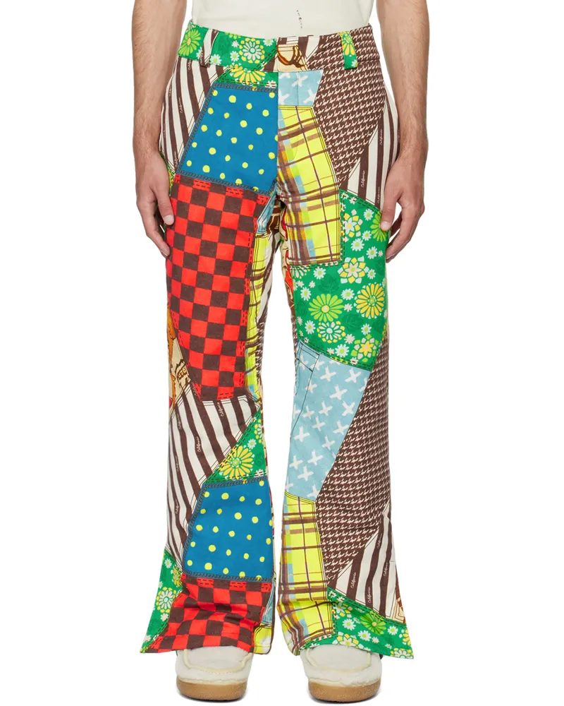 ERL Multicolor Cowboy Snowboard Down Trousers Multi