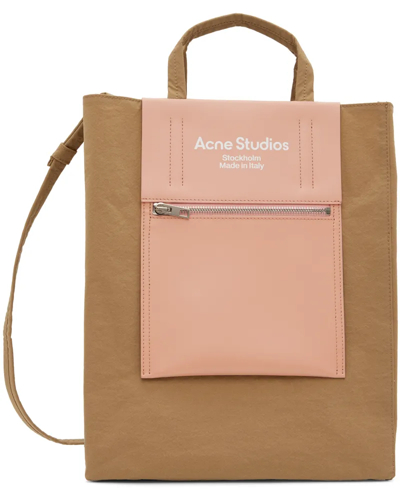 Acne Studios Brown Papery Tote Aev