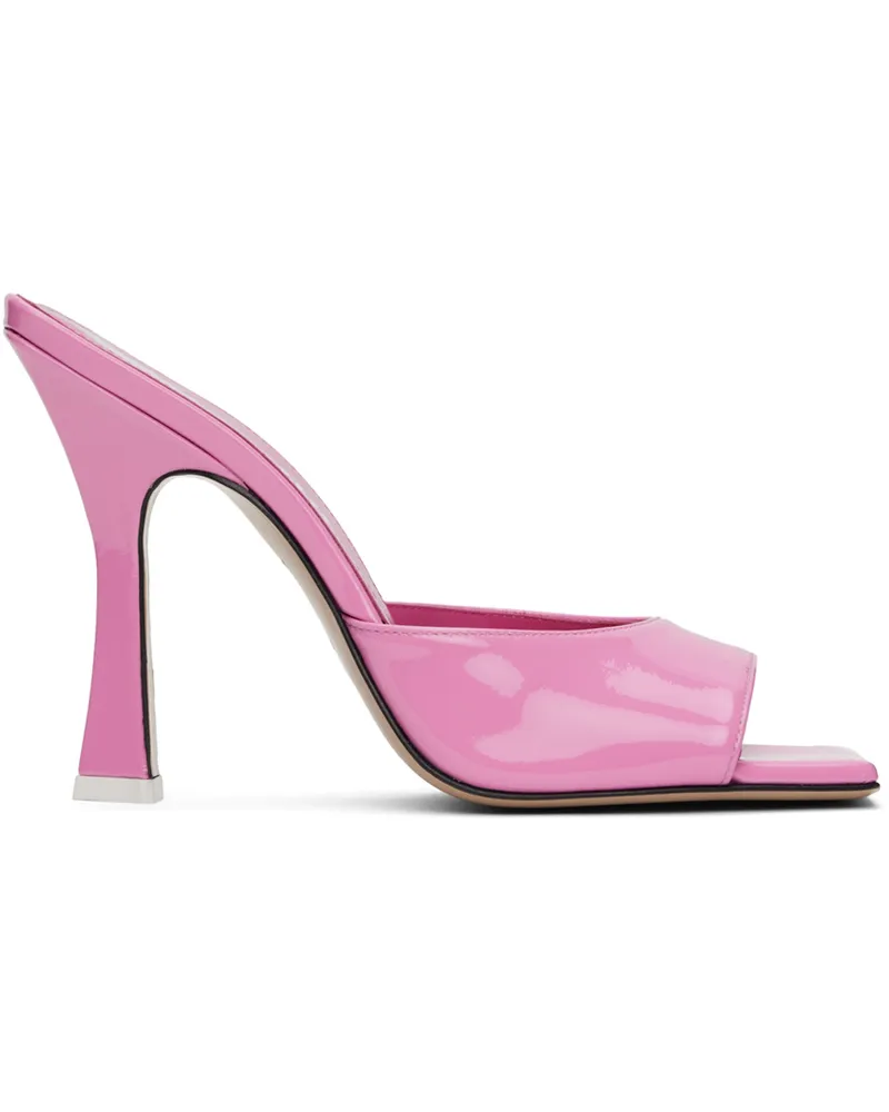 ATTICO Pink Anais Heeled Sandals 007