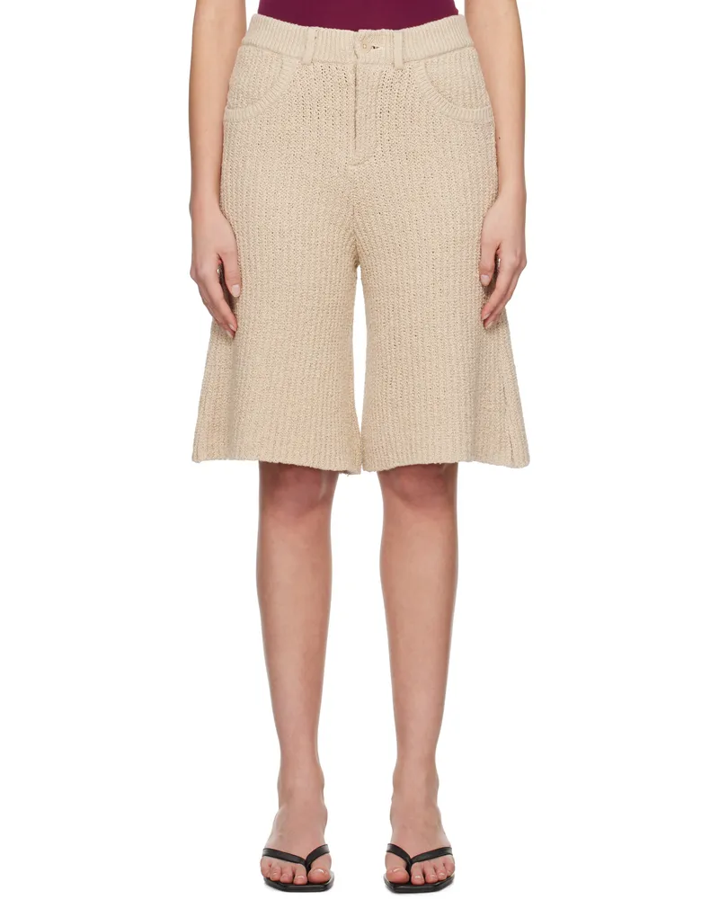 Aya Muse Beige Cae Shorts Beige