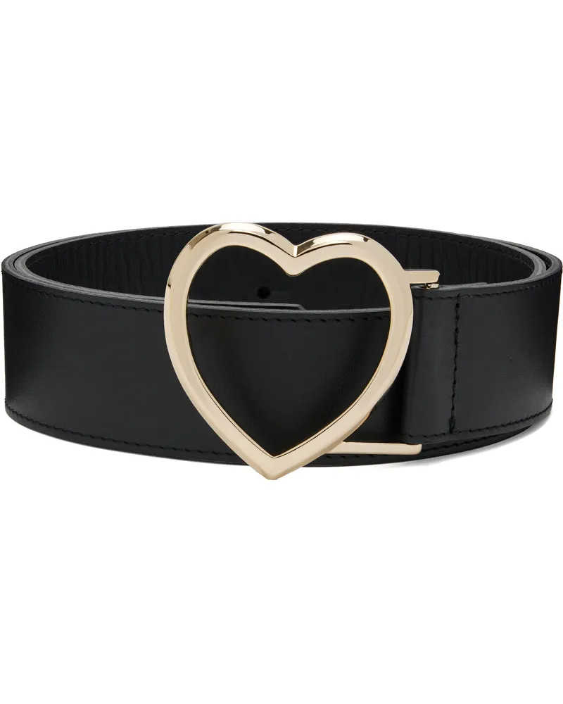 Ernest W. Baker Black Heart Belt Black