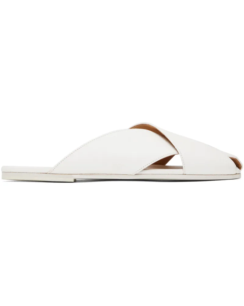 Marsèll White Spatola Sandals 110