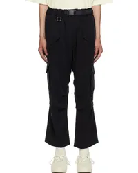 Y-3 Black Utility Cargo Pants Black