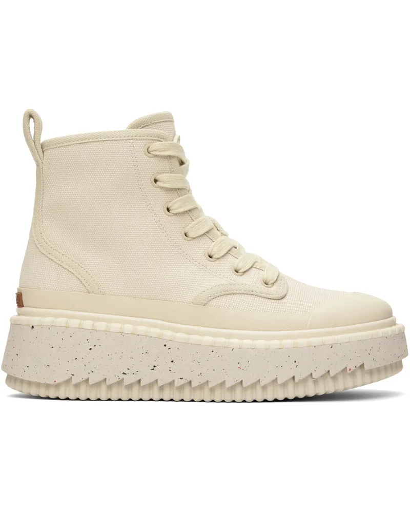 Chloé Off-White Lilli Desert Boots 27j