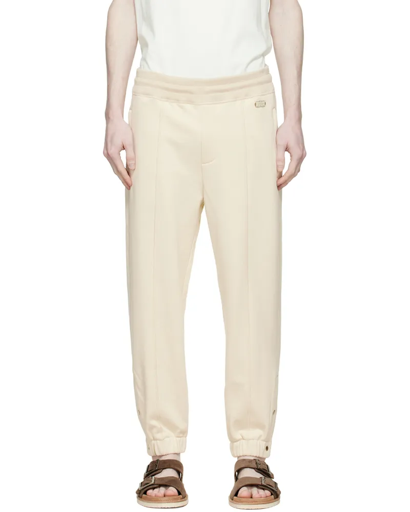 AGNONA Beige Cotton Lounge Pants N09