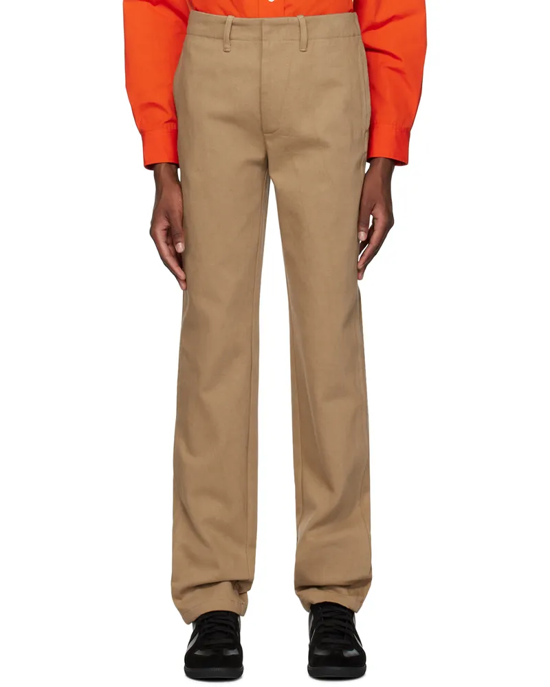 Gabriela Hearst Tan Rhys Trousers Camel