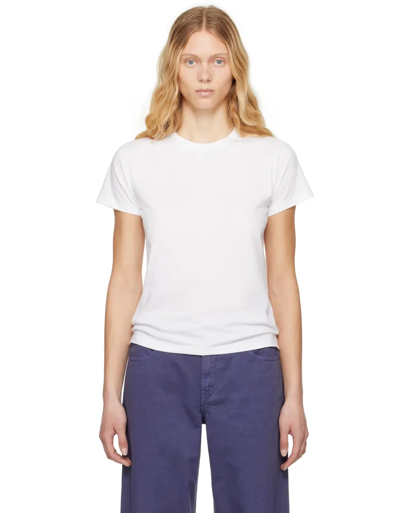 The Row White Florie T-shirt Wht