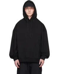 JUUN.J Black Graphic Hoodie Black