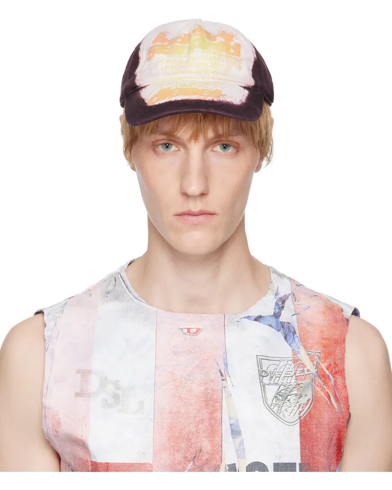 Diesel Black & Pink C-Hris Cap 7fl