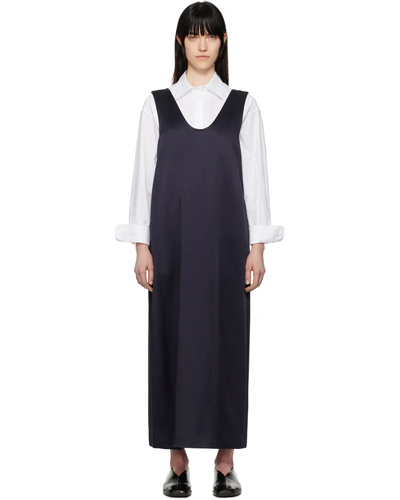 Carven Navy Tank Maxi Dress Midnight