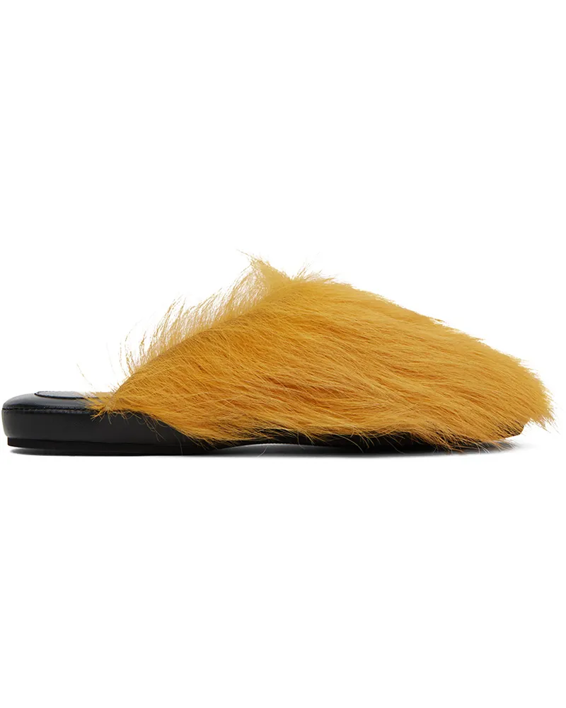 Marni Yellow Fussbett Sabot Slippers 00v24