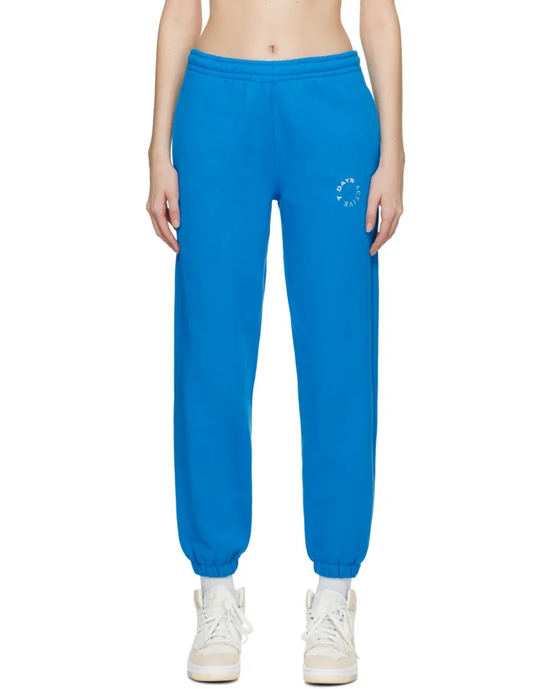 7 DAYS Active Blue Drawstring Pants 342