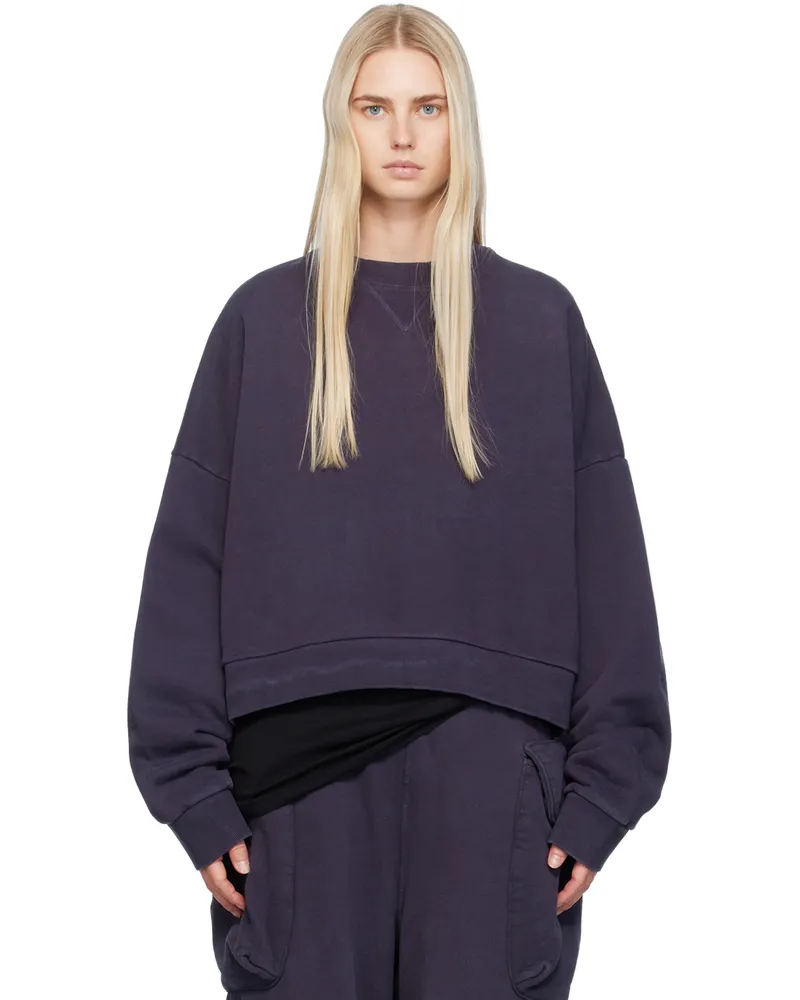 Entire Studios Navy Box Sweatshirt Ink