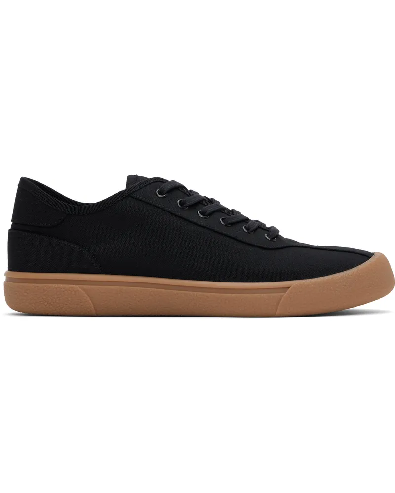 The Row Black Canvas Sneakers Blk