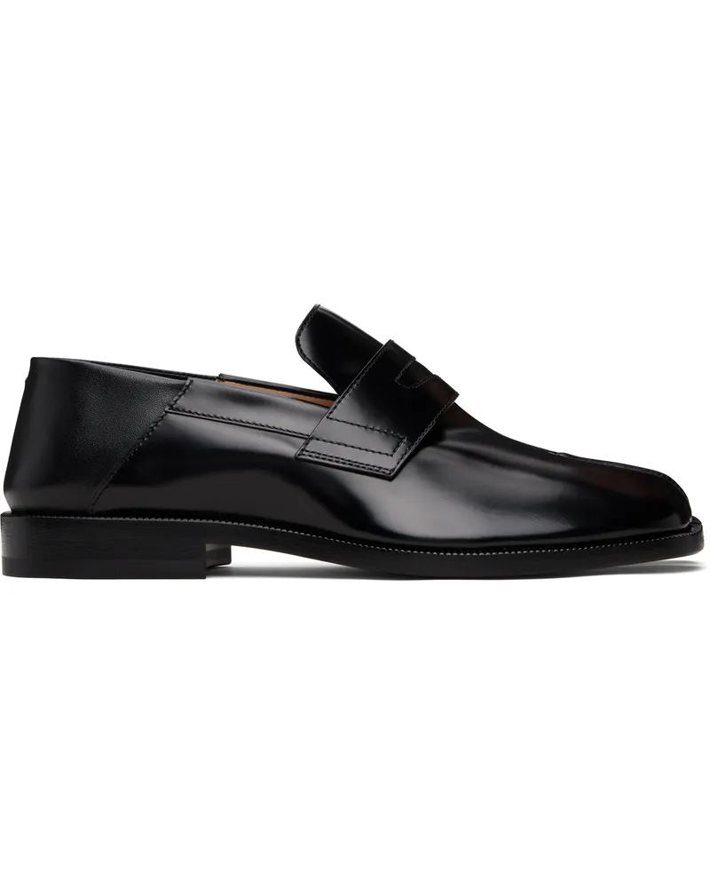 Maison Margiela Black Tabi Babouche Loafers H8396