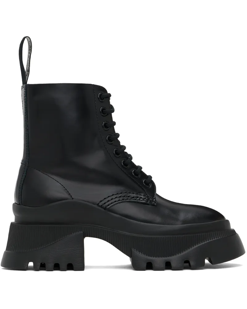 Undercover Black Platform Ankle Boots Black