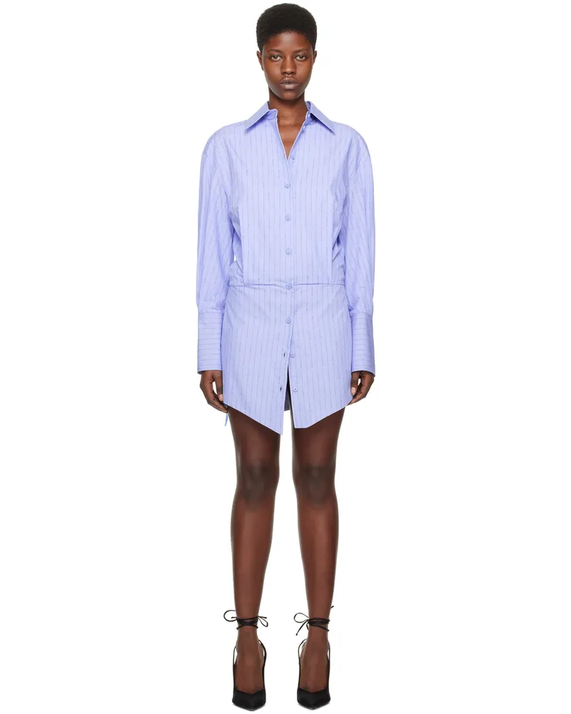 ATTICO Blue Sylvie Minidress 600