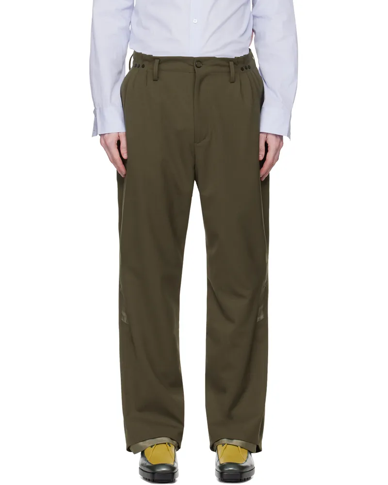 KIKO KOSTADINOV Khaki Orson Trousers Army