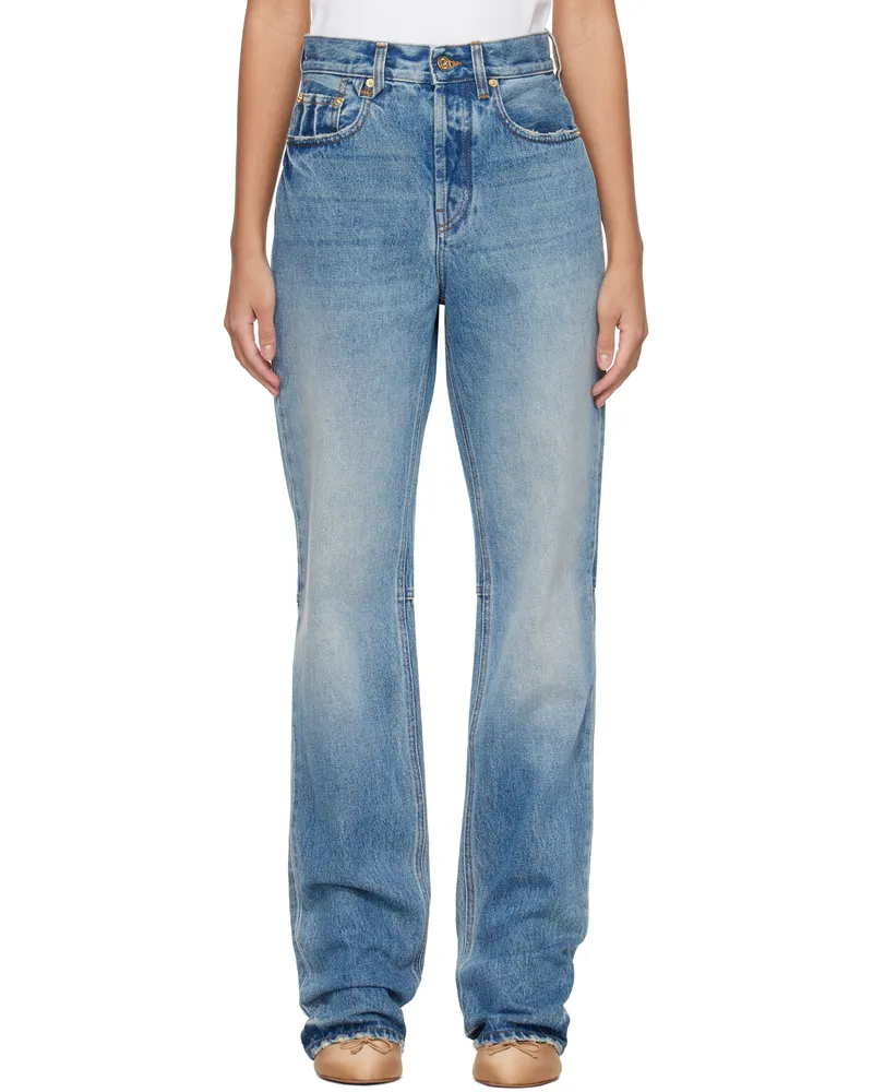 Jacquemus Blue 'The straight de-Nîmes' Jeans 33c