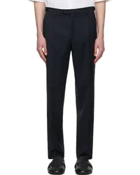 BARENA Navy Masco Novento Trousers Navy