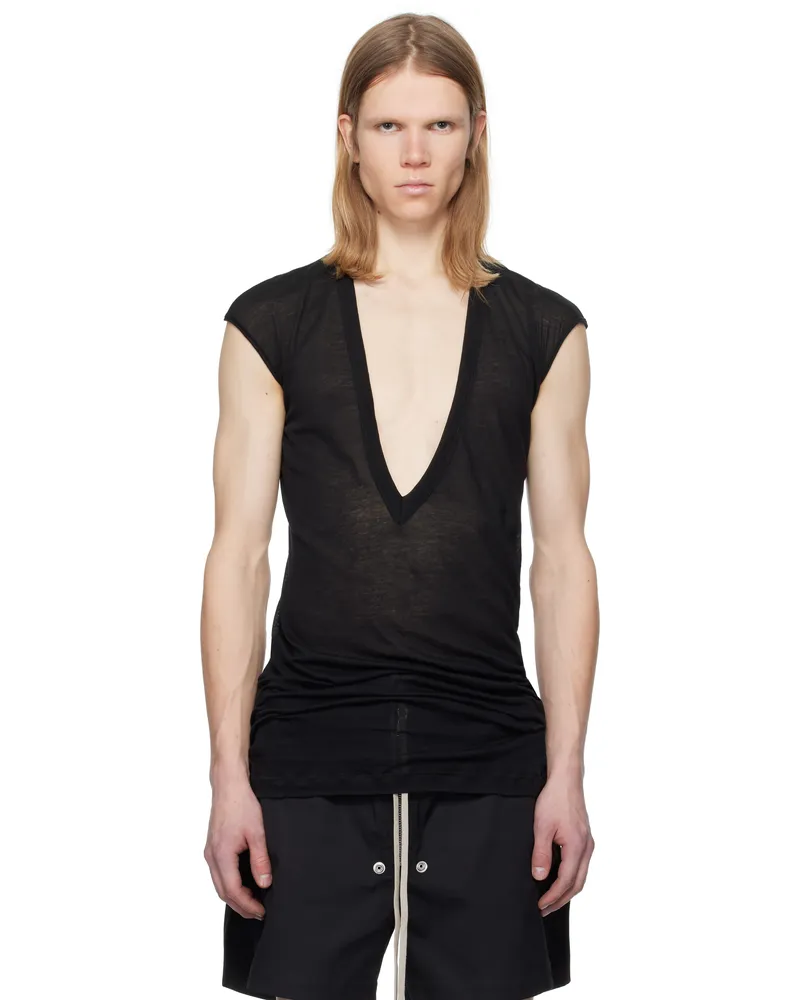 Rick Owens Black Hollywood Dylan T-shirt 09
