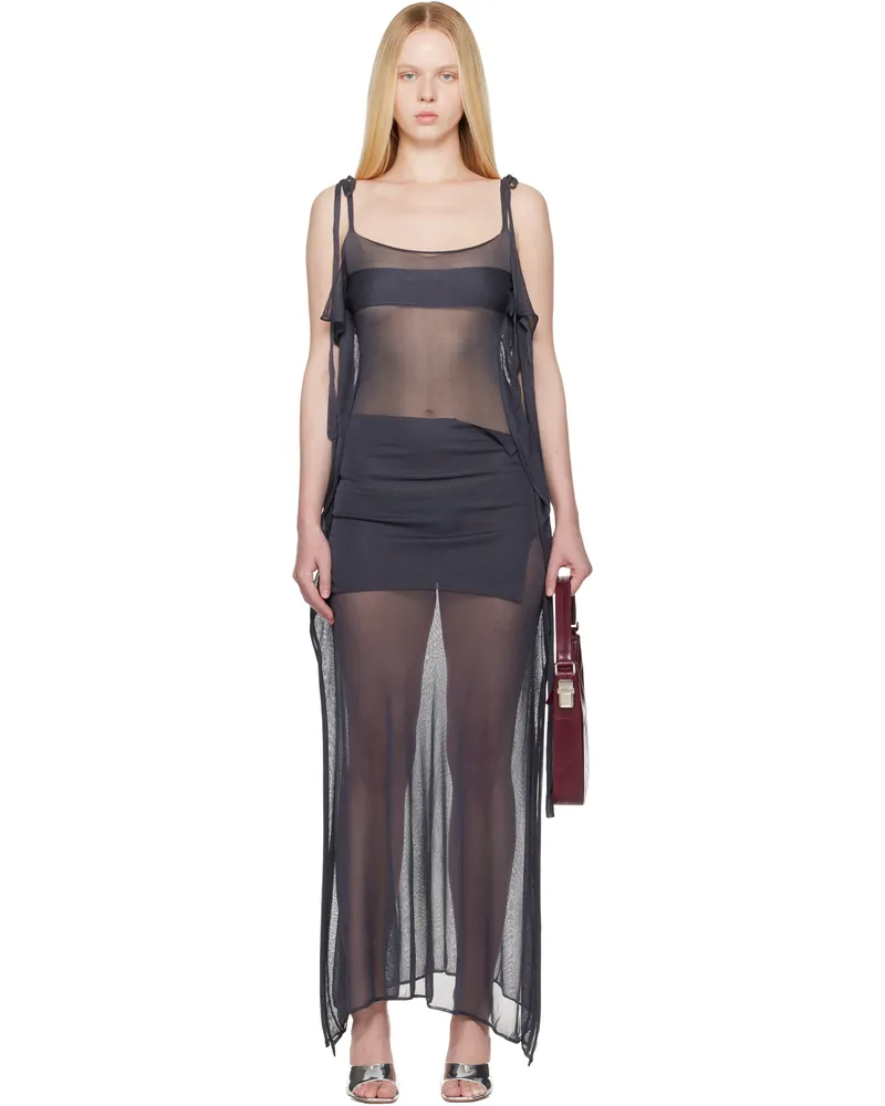 Paloma Wool Gray Zanic Maxi Dress 209