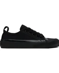 Studio Nicholson Navy Byrd Canvas Sneakers Darkest