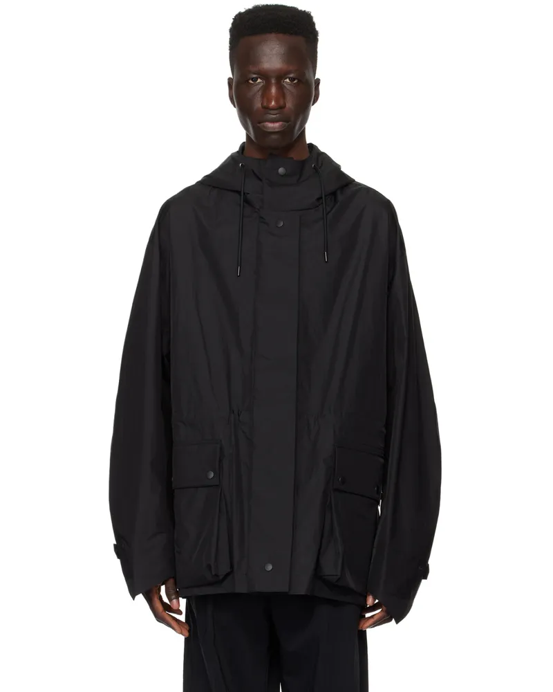 SOLID HOMME Black Drawstring Jacket 104b