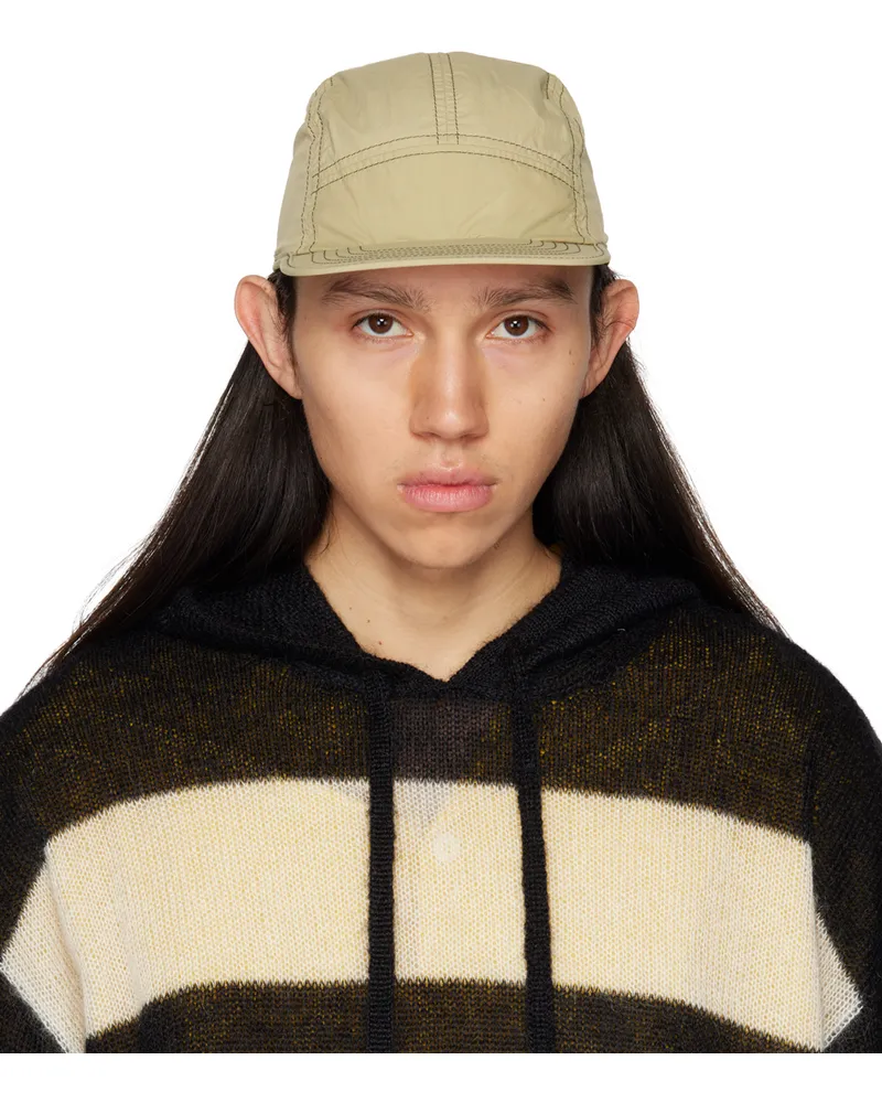 SUNNEI Beige Paneled Cap Beige