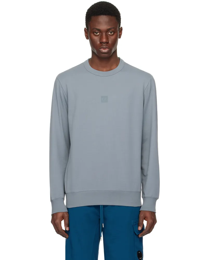 C.P. Company Gray Patch Sweatshirt Turbulence