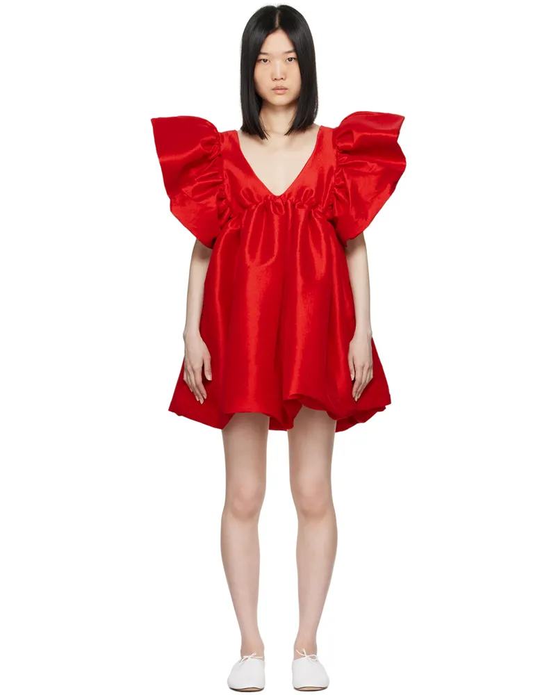 Kika Vargas SSENSE Exclusive Red Adri Minidress Red