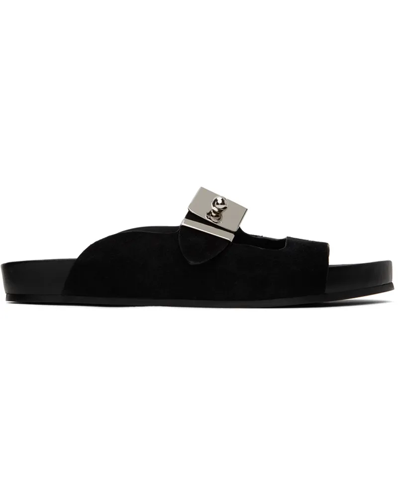 Lanvin Black Tinkle Sandals 10