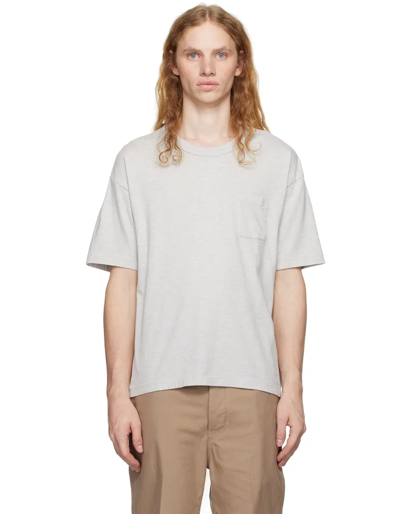 Visvim Gray Ultimate Jumbo T-shirt Grey