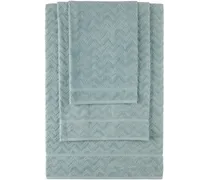 Blue Rex Five-Piece Towel Set