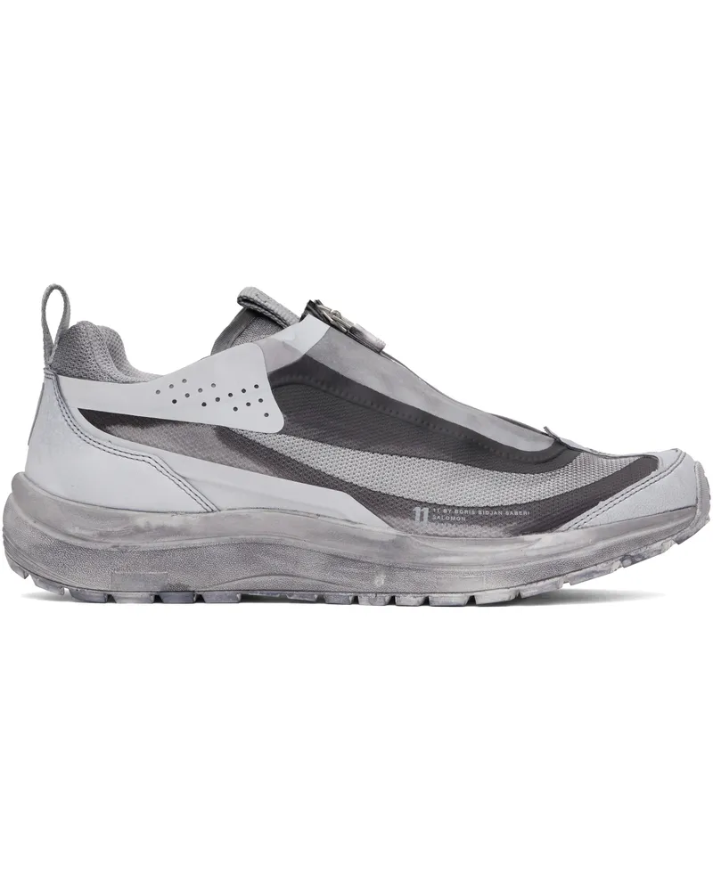 Boris Bidjan Saberi Gray Salomon Edition Bamba 2 Low V2 Sneakers Light