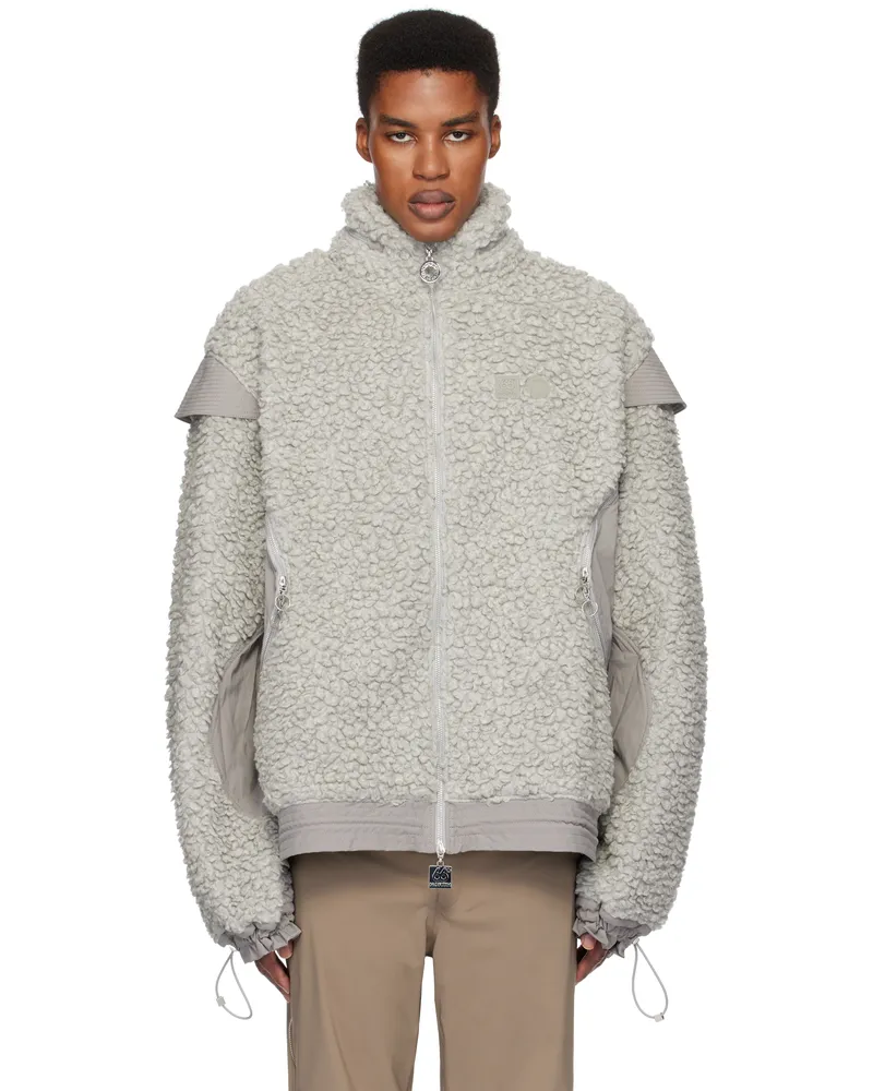 Charlie Constantinou Gray 66°North Edition Hybrid Jacket Stone