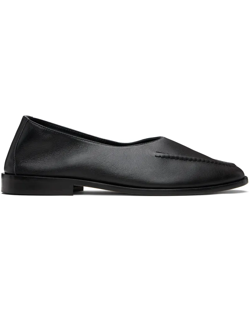 HEREU Black Juliol Slip-on Loafers Black