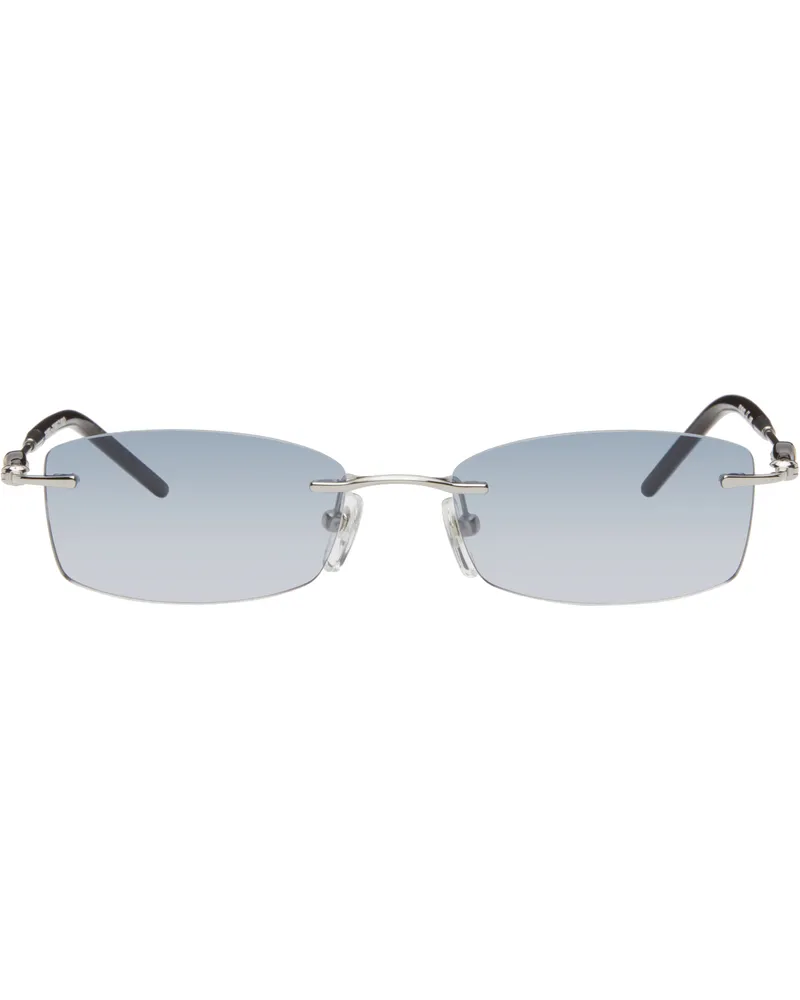 Bonnie Clyde Silver Lisp Sunglasses Silver