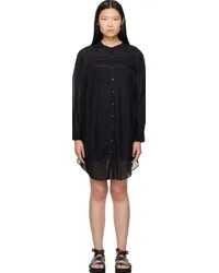 Étoile Isabel Marant Black Plana Minidress 01bk