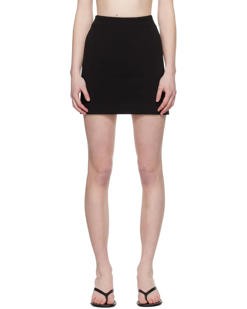 By Malene Birger Black Fabiene Miniskirt 050