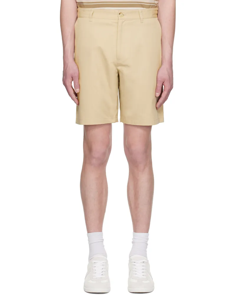 Kitsuné Beige Casual Shorts 0176