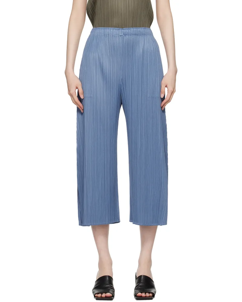 Issey Miyake Blue Monthly Colors June Trousers 74